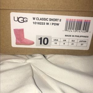 Pink ugg boots